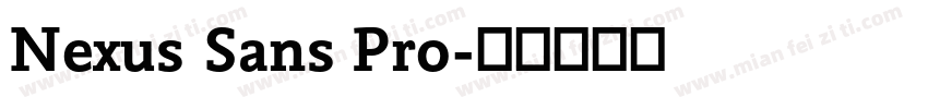 Nexus Sans Pro字体转换